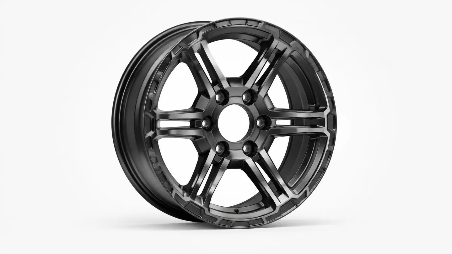 Graphite wheel concept illustration